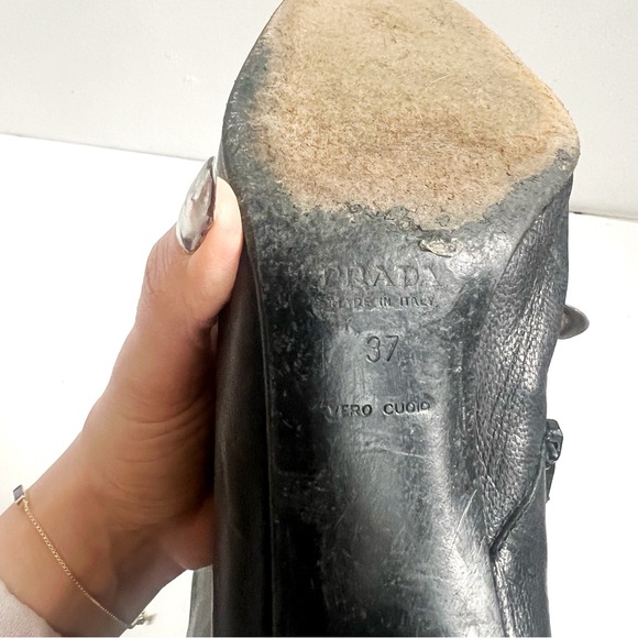 Prada | Vintage Leather Calf Boots - Picture 5 of 7